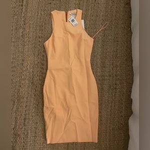 Elizabeth and James dress, size 4. Color orange.